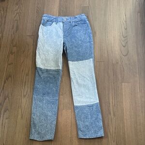 Abercrombie patchwork jeans
